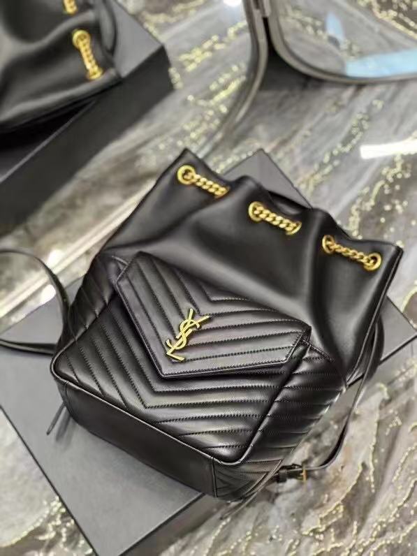 Yves Saint Laurent JOE BACKPACK IN LAMBSKIN 772609 black Yves Saint Laurent JOE BACKPACK IN LAMBSKIN 772609 black