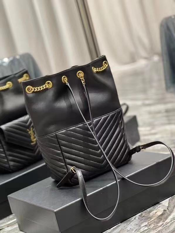 Yves Saint Laurent JOE BACKPACK IN LAMBSKIN 772609 black Yves Saint Laurent JOE BACKPACK IN LAMBSKIN 772609 black