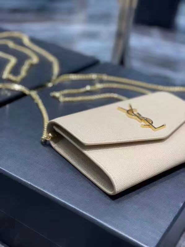Yves Saint Laurent Calf leather cross-body bag Y707788 BEIGE