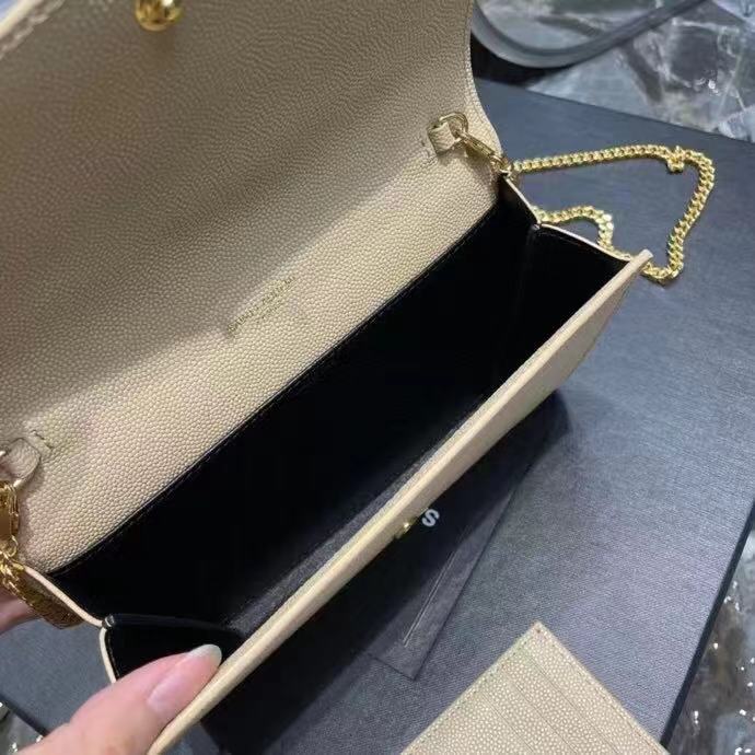 Yves Saint Laurent Calf leather cross-body bag Y707788 BEIGE