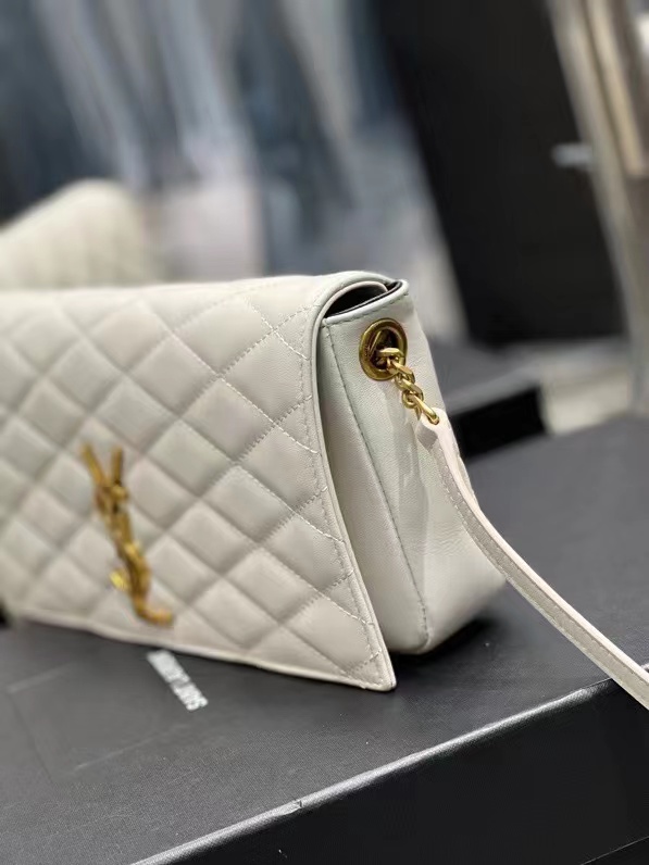 Yves Saint Laurent KATE SUPPLE 99 IN QUILTED LAMBSKIN 6766281 white