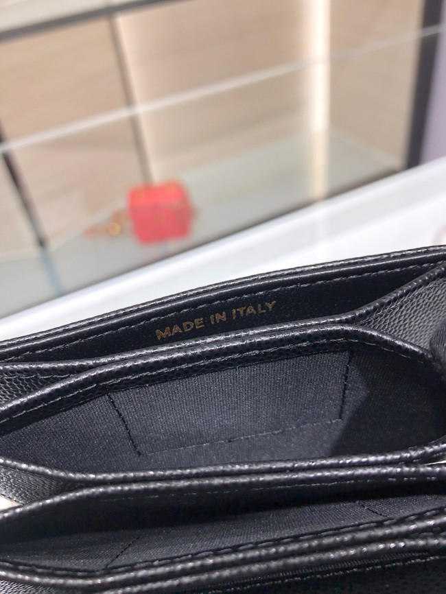 Chanel mini leather Shoulder Bag AP2444 black