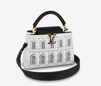 Louis Vuitton CAPUCINES BB M59119 Black and White