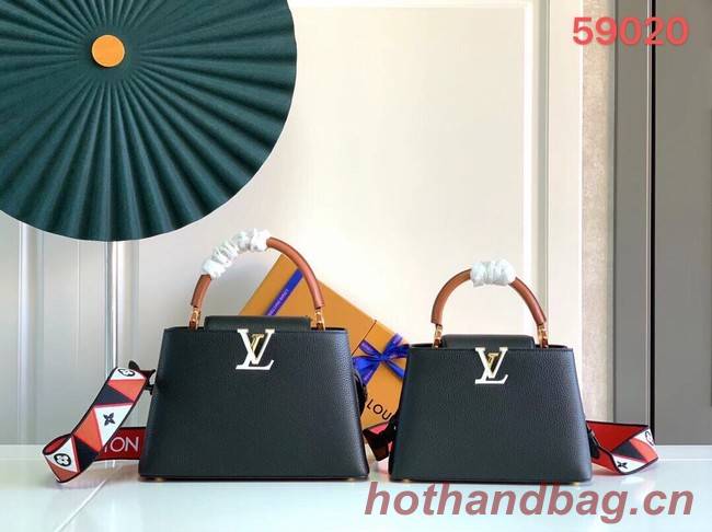 Louis Vuitton CAPUCINES BB M59266 Noir & Rouge