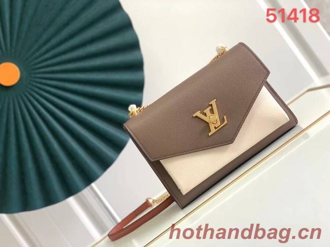 Louis Vuitton MYLOCKME CHAIN BAG M51418 Caramel Brown