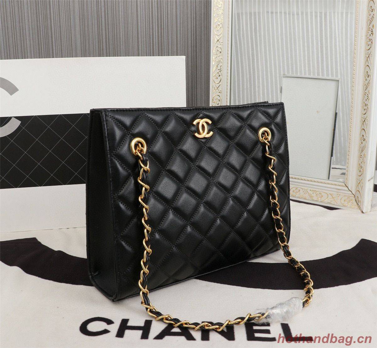 Chanel Original Original Leather Shopping Bag A05360 Black