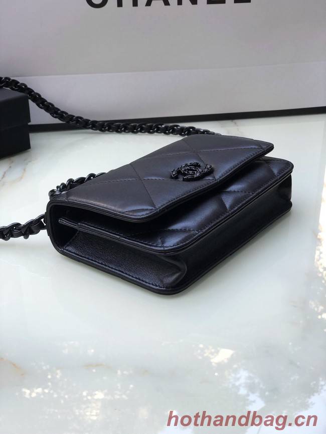 Chanel Flap Shoulder Bag mini Original leather AS0957 black