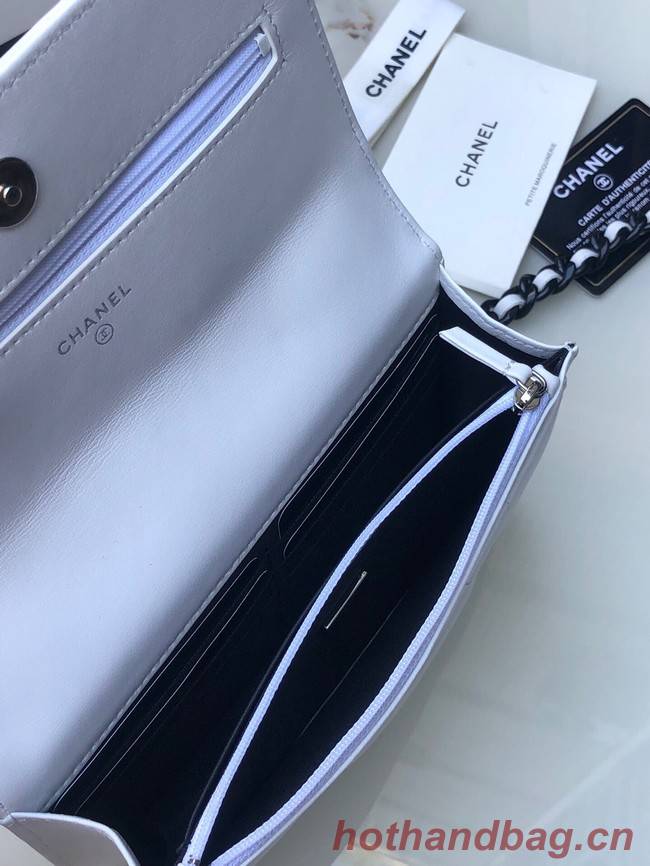 Chanel Flap Shoulder Bag mini Original leather AS0957 white