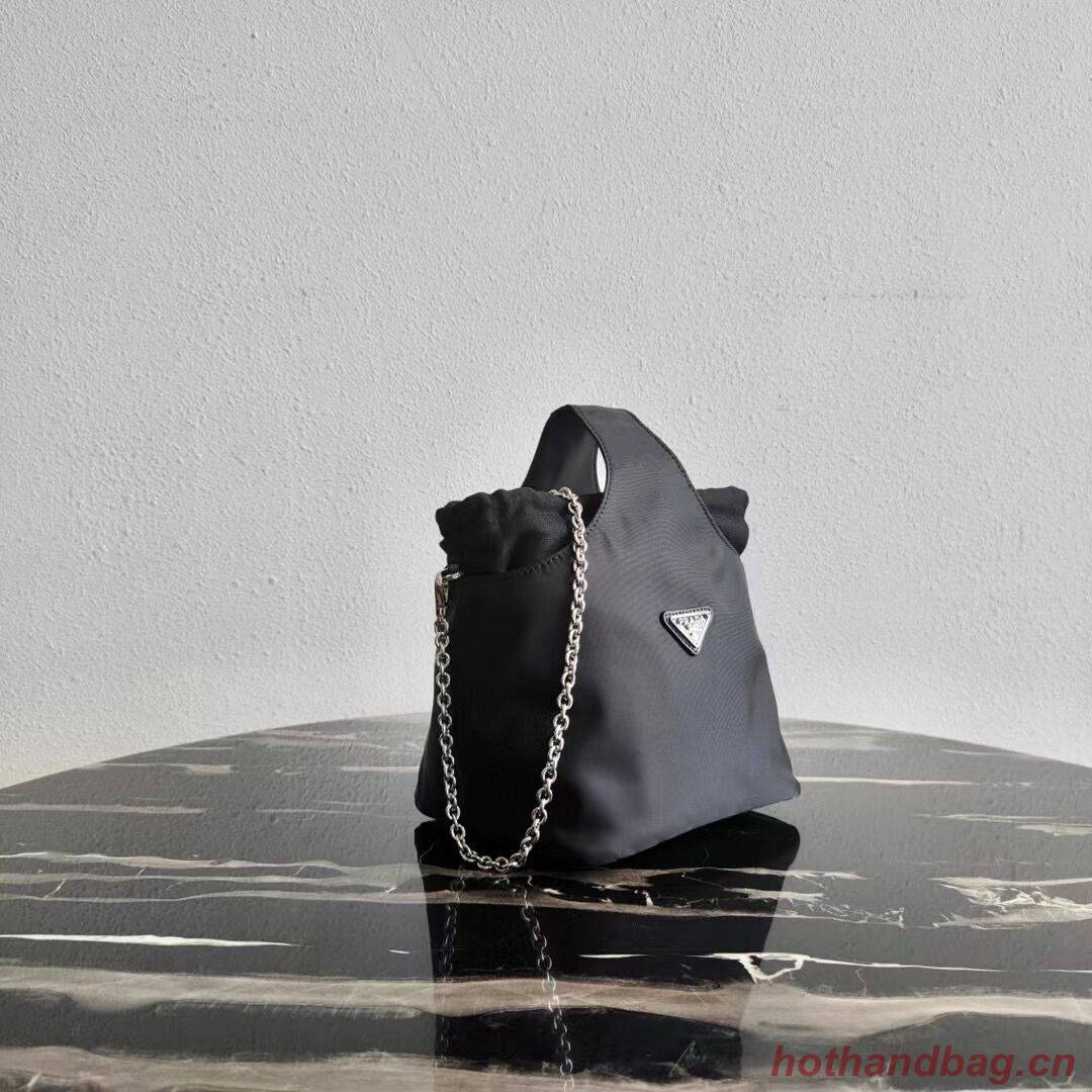 Prada Re-Nylon and Saffiano leather shoulder bag 1AG036 black Prada Re-Nylon and Saffiano leather shoulder bag 1AG036 black