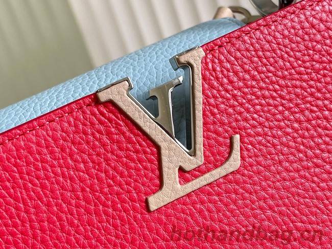 Louis Vuitton CAPUCINES BB M48865 red&sky blue