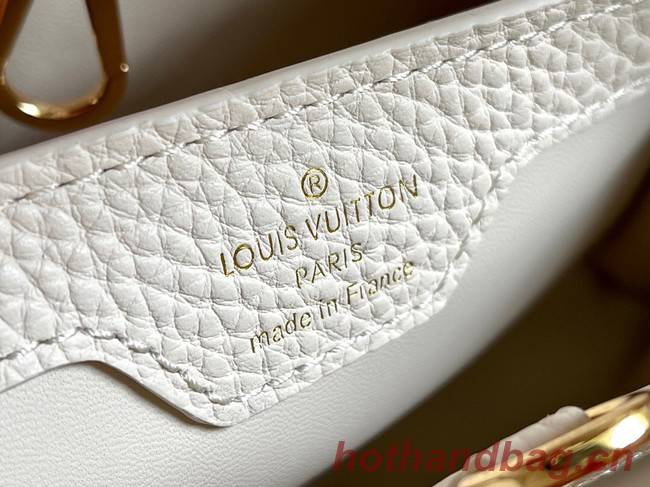 Louis Vuitton CAPUCINES BB M48865 white&brown