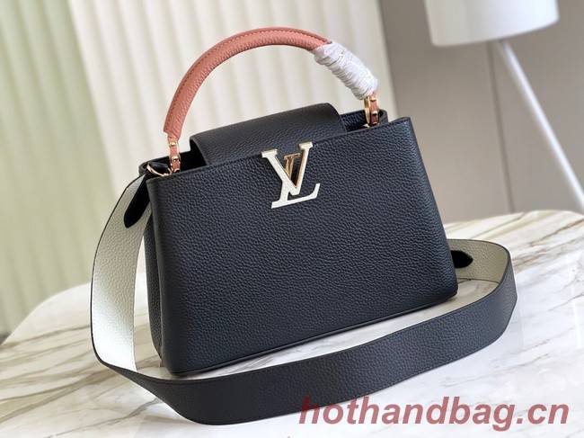 Louis Vuitton CAPUCINES BB M56904 black&pink