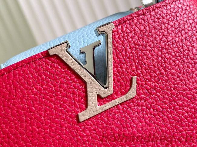 Louis Vuitton CAPUCINES MINI M59205 red&sky blue