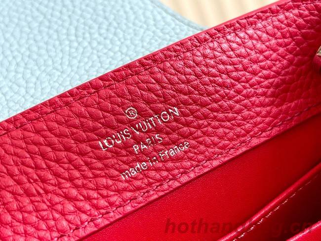 Louis Vuitton CAPUCINES MINI M59205 red&sky blue