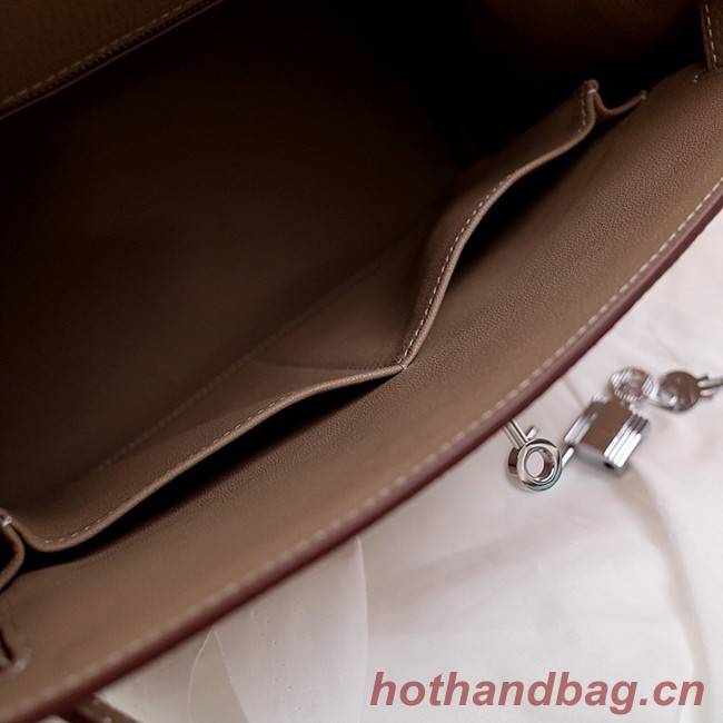 Hermes Kelly Shoulder Bag Original TOGO Leather KY3255 apricot