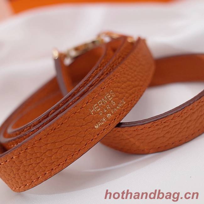 Hermes Kelly Shoulder Bag Original TOGO Leather KY3255 orange