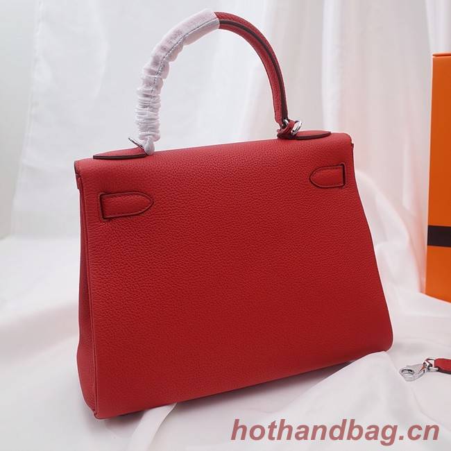 Hermes Kelly Shoulder Bag Original TOGO Leather KY3255 red