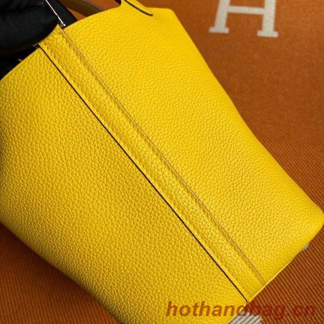Hermes Picotin Lock Bags Original togo Leather PL3388 lemon