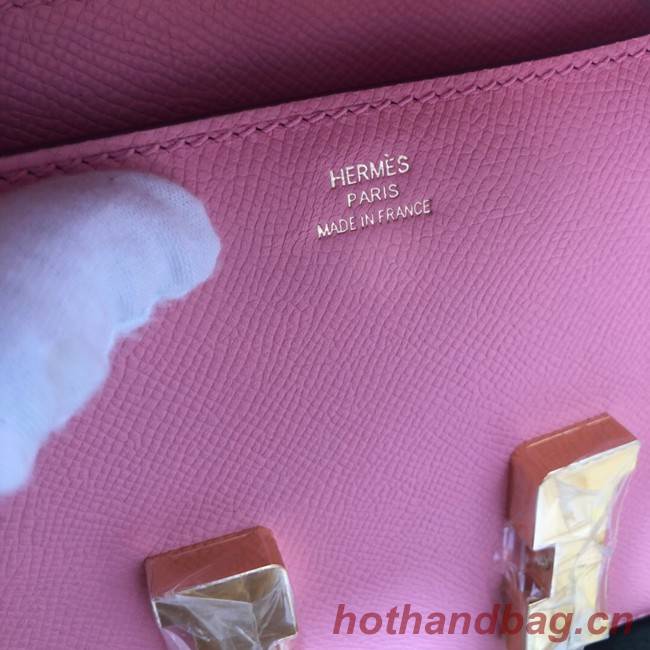 Hermes Original Espom Leather Constance Bag 5333 Pink