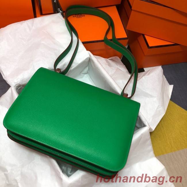 Hermes Original Espom Leather Constance Bag 5333 green