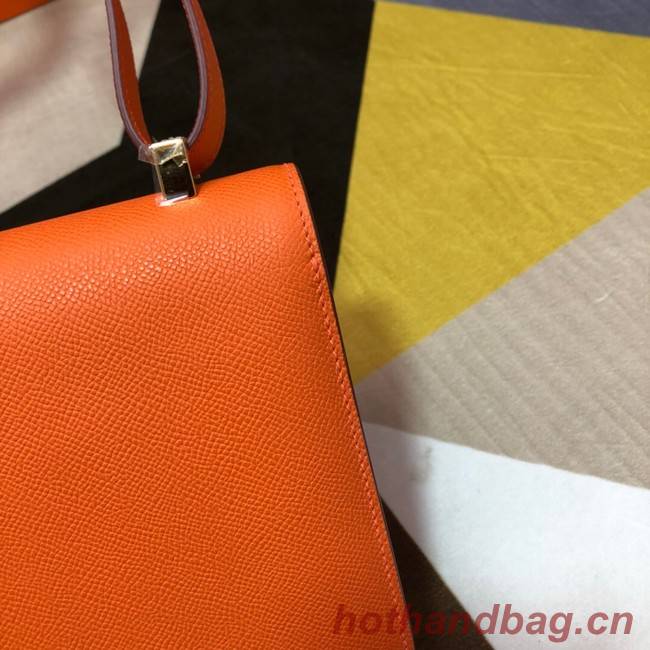 Hermes Original Espom Leather Constance Bag 5333 orange