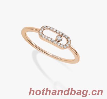 Messika Rose Gold Diamond Ring M5433 Move Ouo