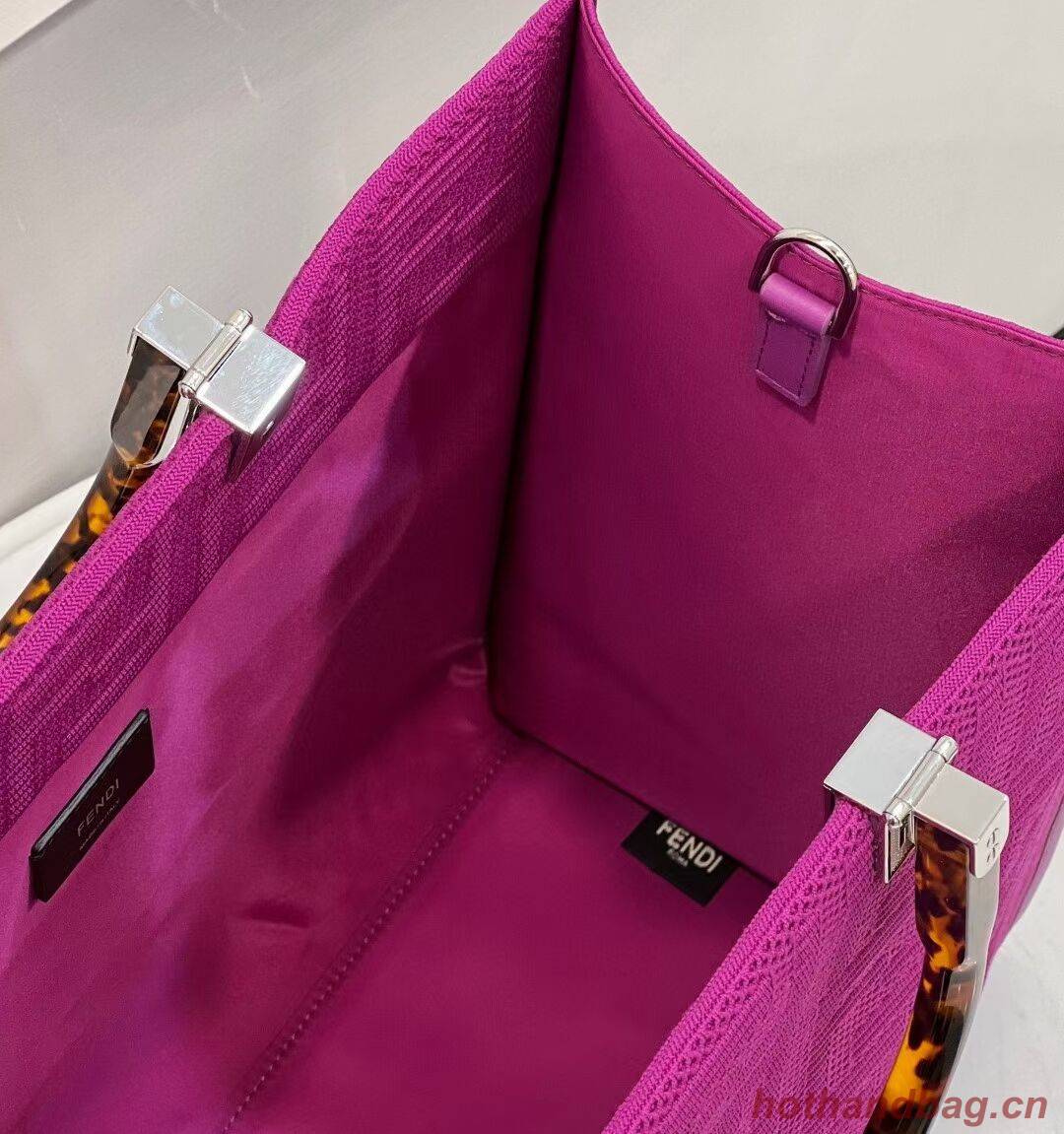 FENDI SHOPPER Canvas Bag FF63259 Fuchsia FENDI SHOPPER Canvas Bag FF63259 Fuchsia