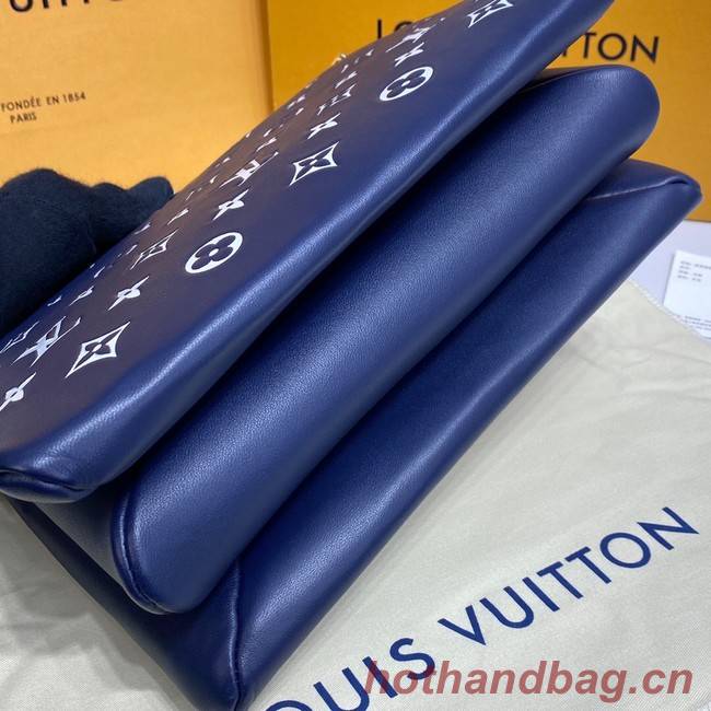 Louis Vuitton COUSSIN PM M58626 Royal blue & white
