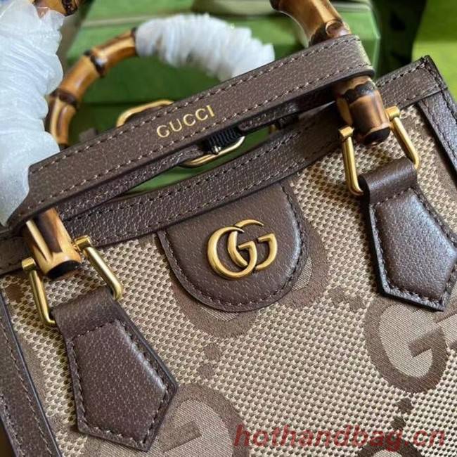 Gucci Diana mini tote bag 655661 brown