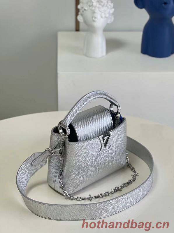 Louis Vuitton CAPUCINES MINI M80239 silver