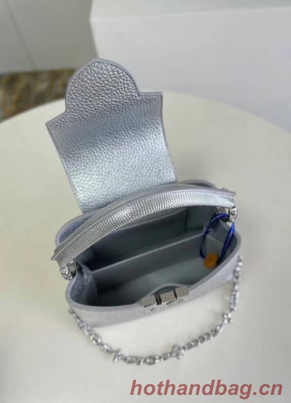 Louis Vuitton CAPUCINES MINI M80239 silver