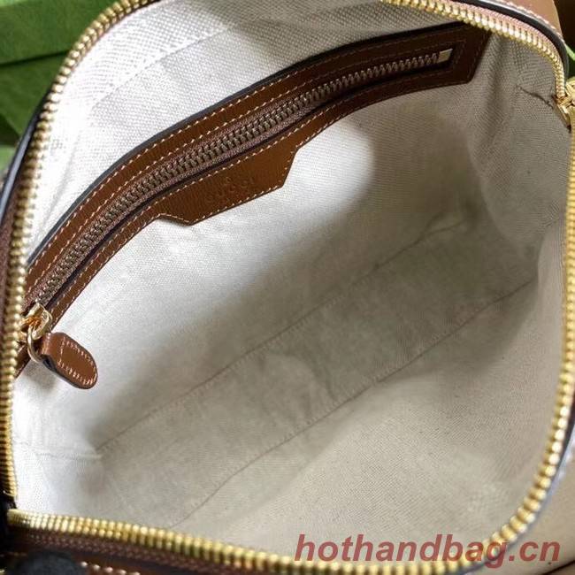 Gucci Messenger bag with Interlocking G 675891 brown