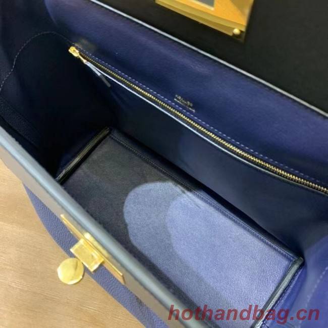 Hermes Kelly Original togo Leather Tote Bag H2424 royal blue