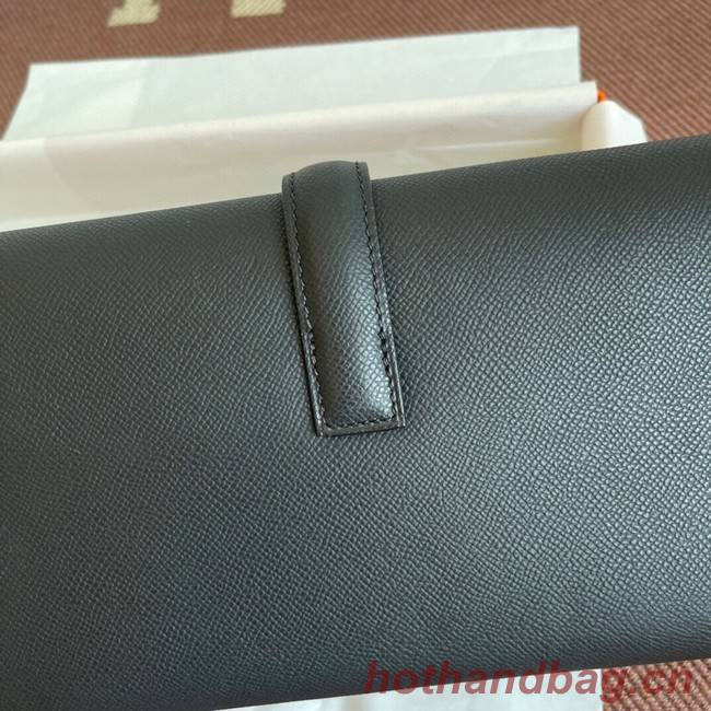 Hermes Original Espom Leather Clutch 37088 black