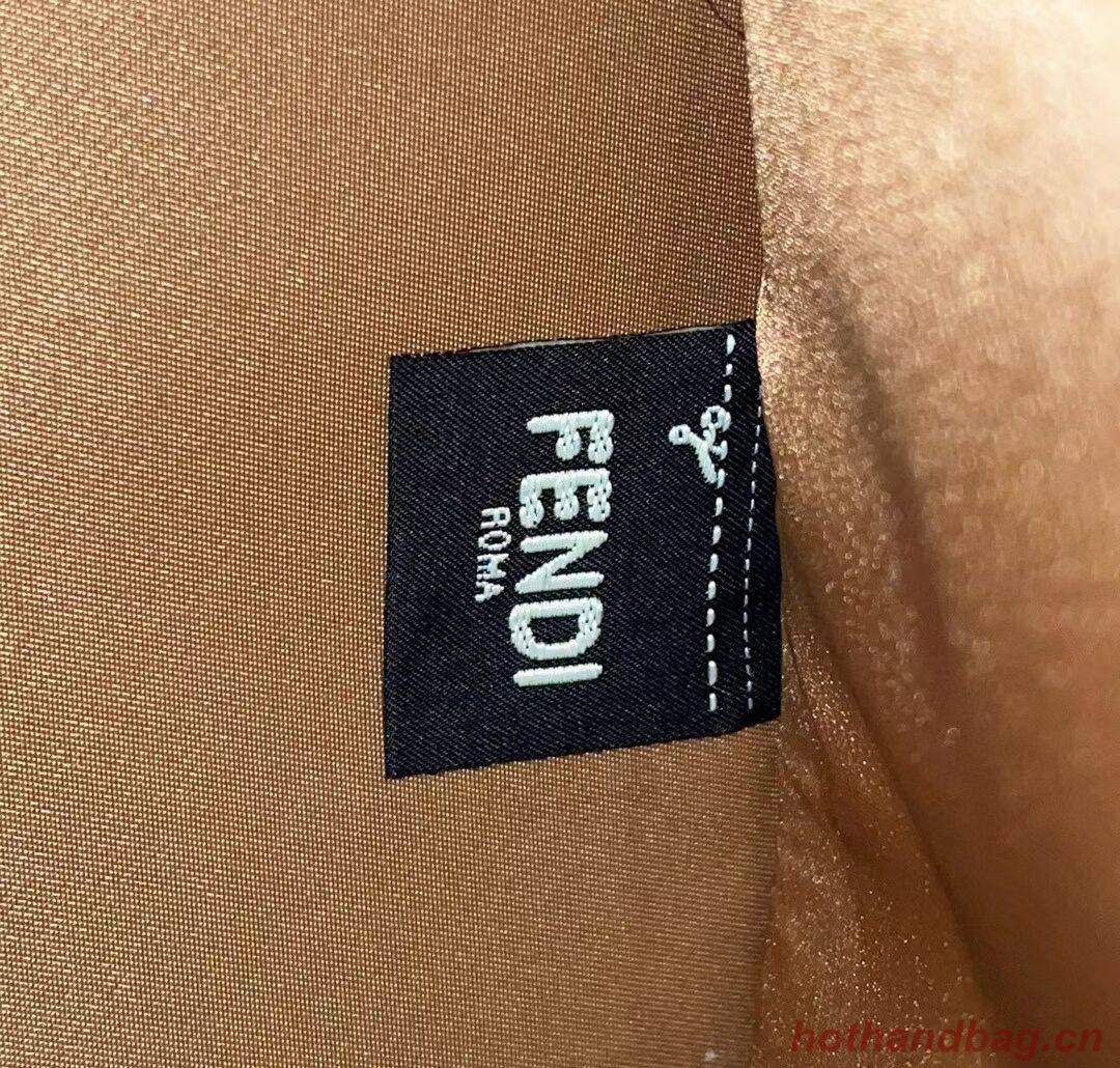 FENDI SUNSHINE MEDIUM FF fabric shopper 8BH386A Beige