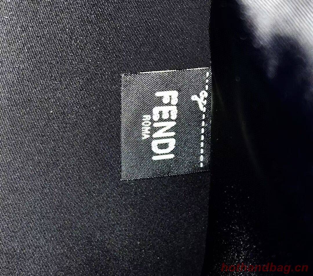 FENDI SUNSHINE MEDIUM FF fabric shopper 8BH386A black