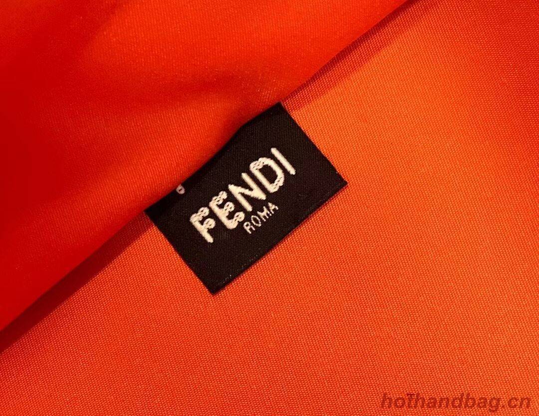 FENDI SUNSHINE MEDIUM FF fabric shopper 8BH386A red 