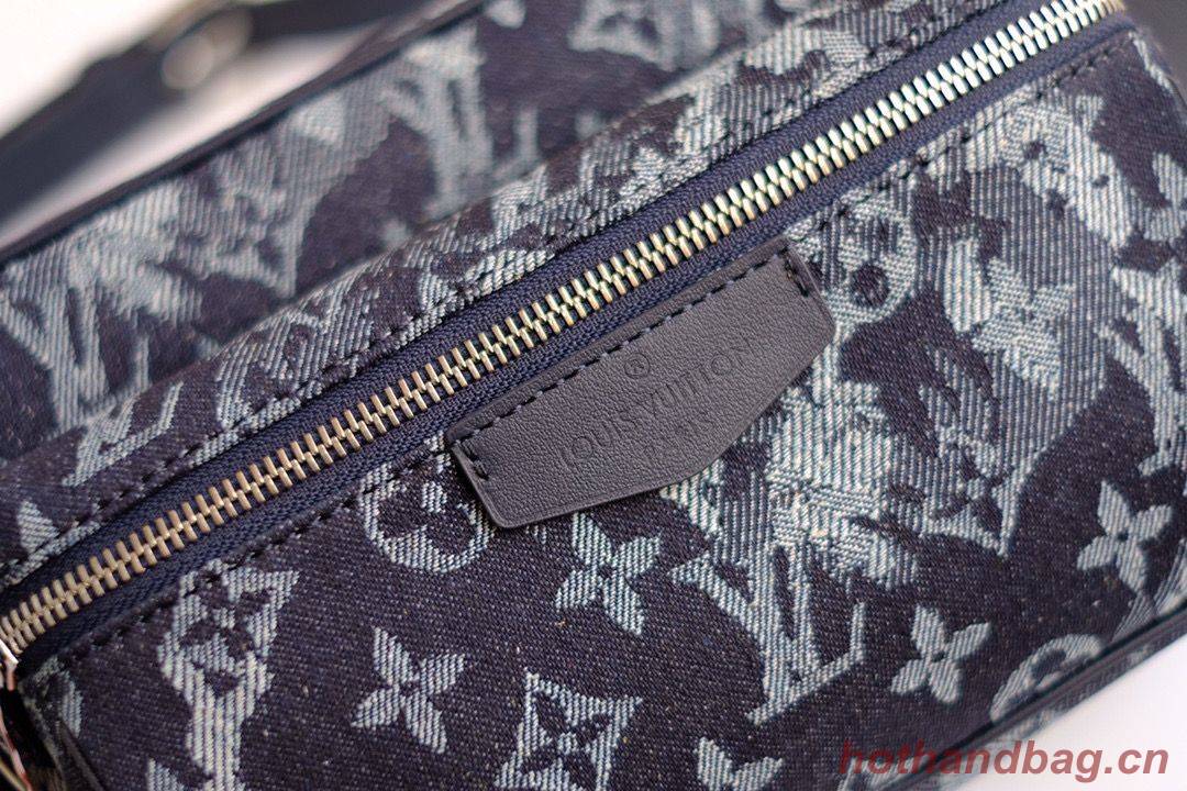 Louis Vuitton SAC OUTDOOR Denim Waist Bag M57281 Black