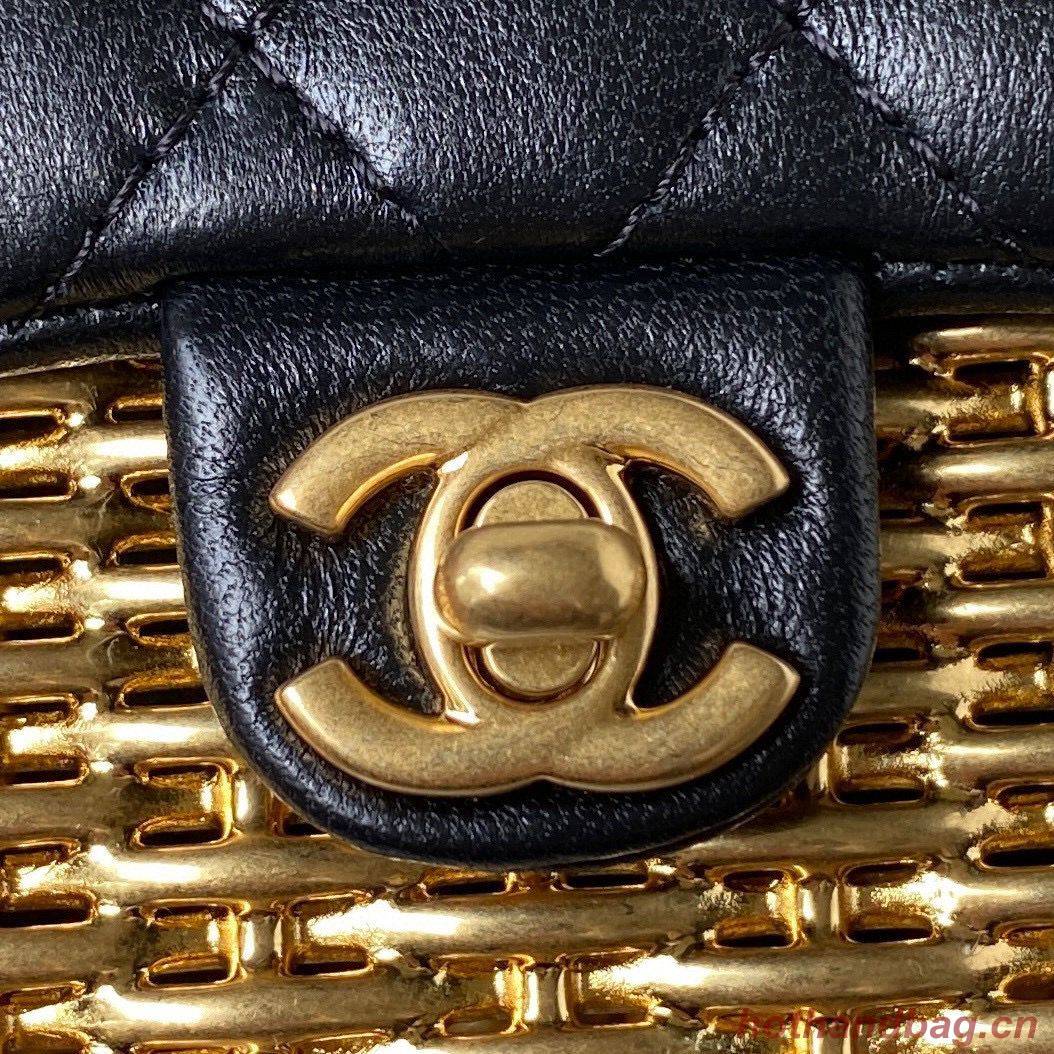 Chanel 23C Original Leather AS3717 Black & Gold-Tone 