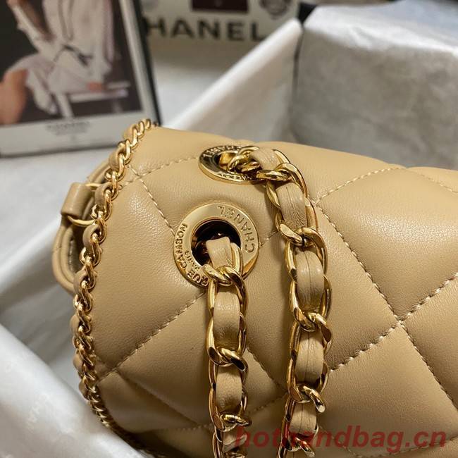 Chanel SMALL FLAP BAG AS1672 apricot