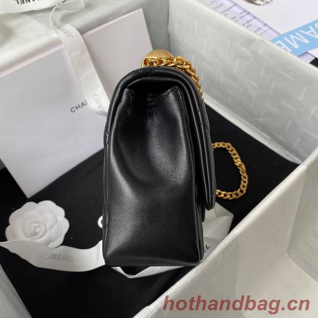 Chanel SMALL Lambskin FLAP BAG AS1792 black