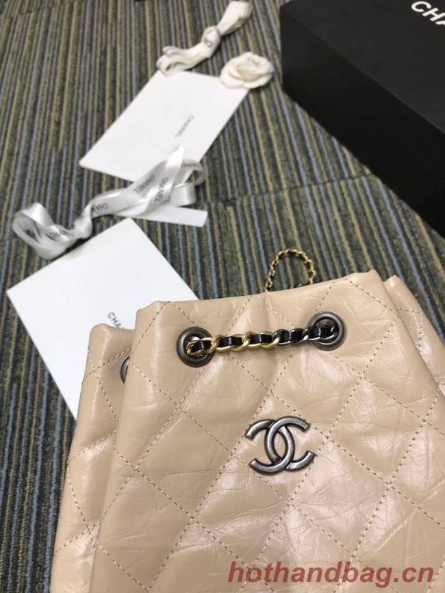 Chanel gabrielle small backpack A94485 Beige&black