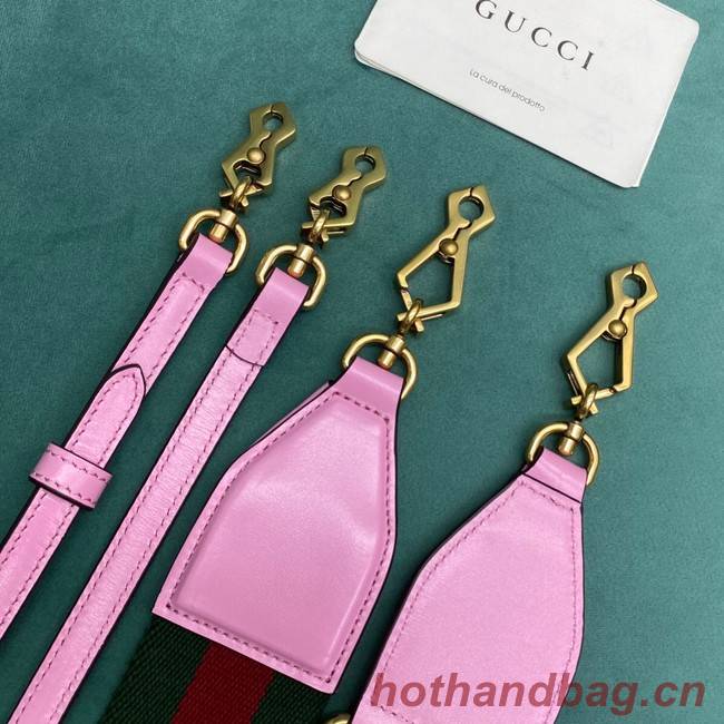 Gucci Mini top handle bag with Bamboo 686864 pink