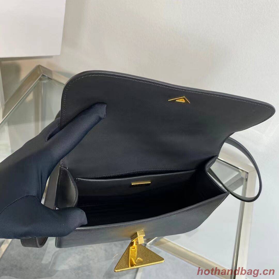 Prada Saffiano leather Identity shoulder bag 1BN320 black