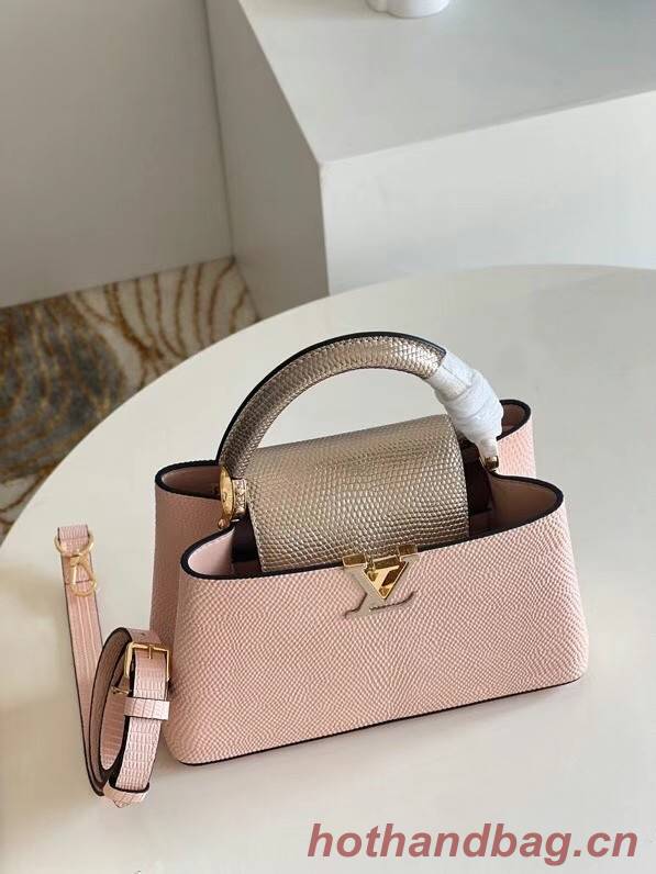 Louis Vuitton CAPUCINES BB M59266 light pink