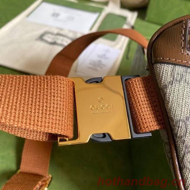 Gucci Belt bag with Interlocking G 682933 brown