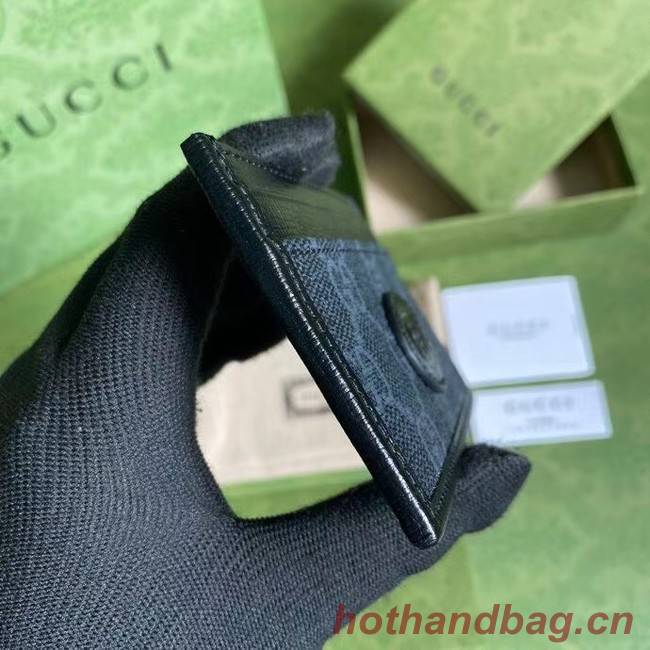 Gucci Card case with Interlocking G 673002 black