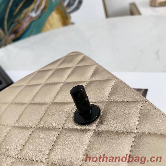 Chanel Flap Lambskin Shoulder Bag 1116 gold