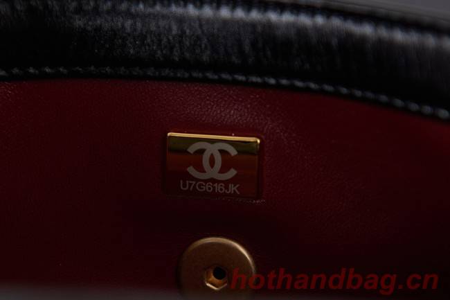Chanel Flap Lambskin mini Shoulder Bag AS2615 black
