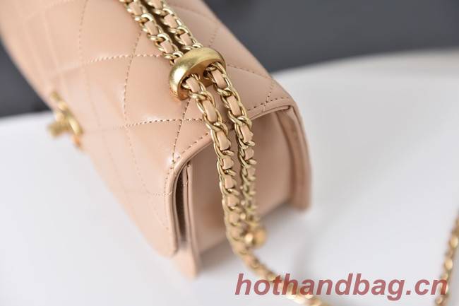 Chanel Flap Lambskin mini Shoulder Bag AS2615 pink